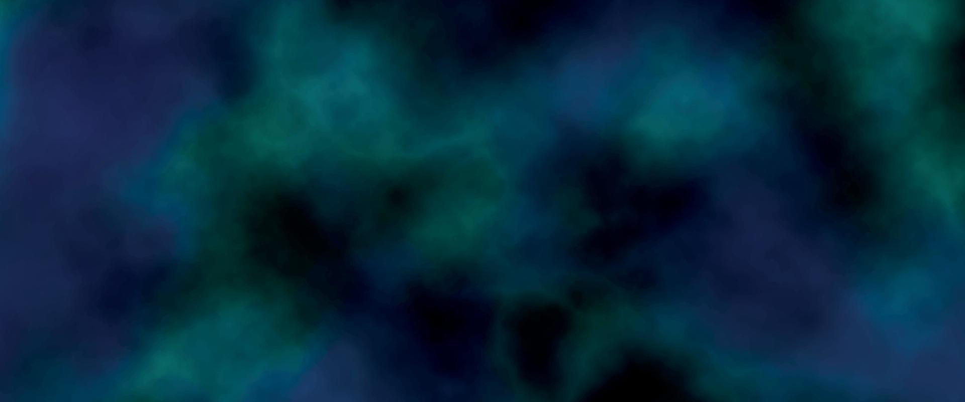 artistiek hand- geschilderd multi gelaagde donker blauw achtergrond. donker blauw nevel fonkeling Purper ster universum in buitenste ruimte horizontaal heelal Aan ruimte. marine blauw waterverf en papier textuur. wassen aqua vector