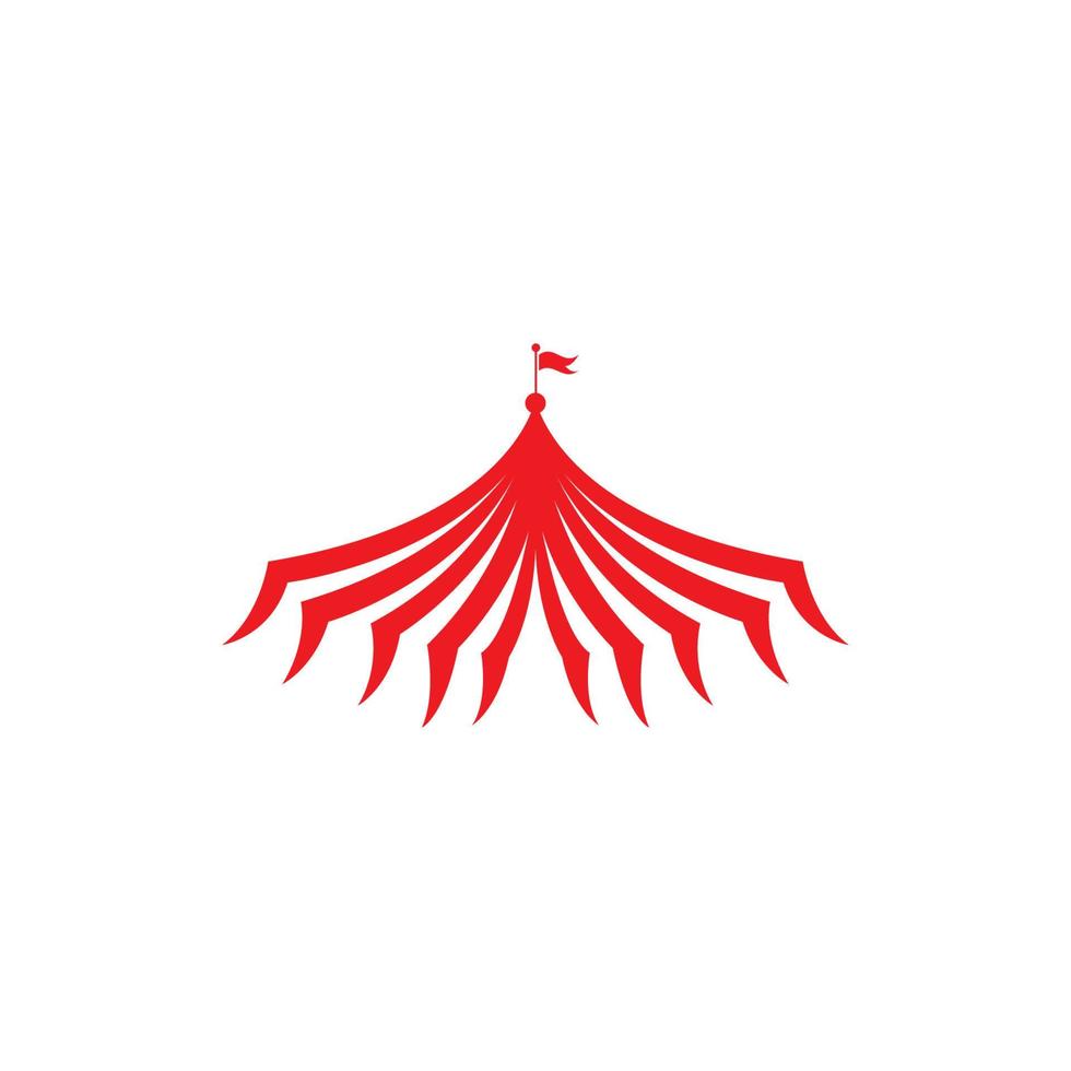 circus logo ,gemakkelijk circus logo vector icoon illustratie