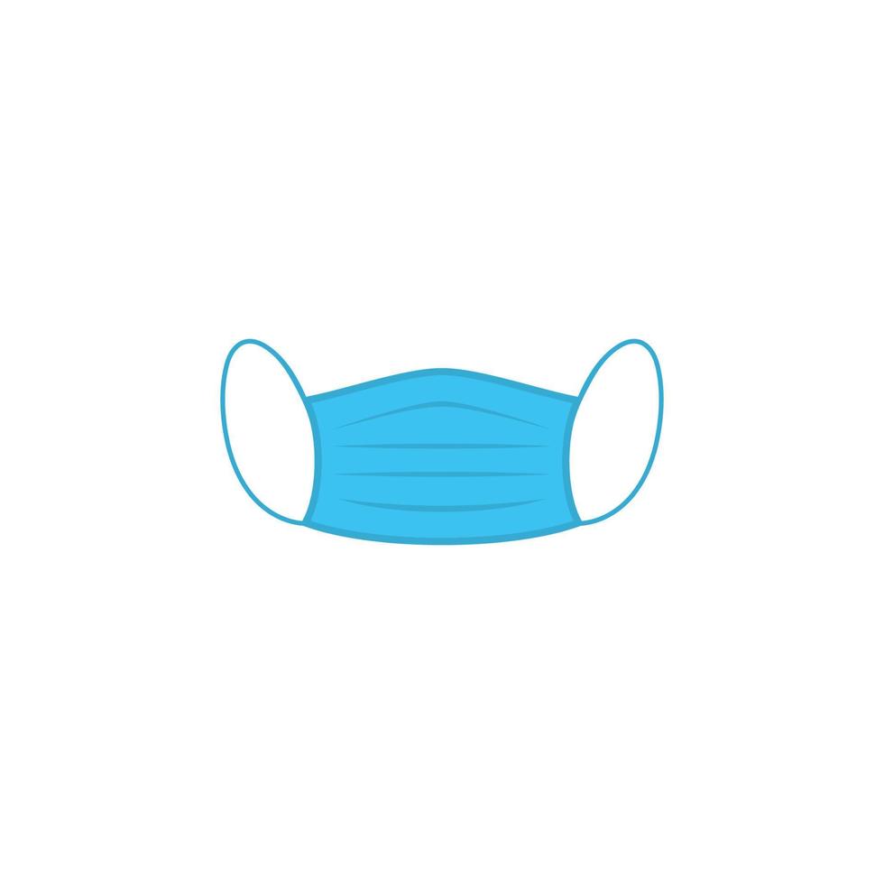 medisch masker logo voor beschermen tegen virus icoon illustratie vector