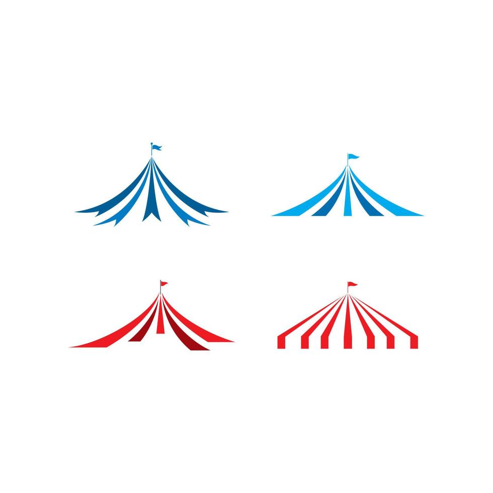 circus logo ,gemakkelijk circus logo vector icoon illustratie