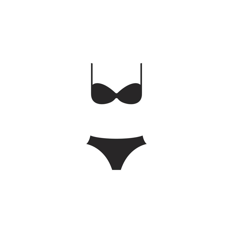 bikini ondergoed of zwempak vector icoon illustratie