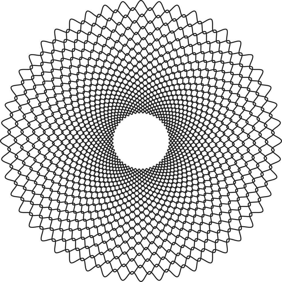 gemakkelijk cirkel patroon vector illustratie.