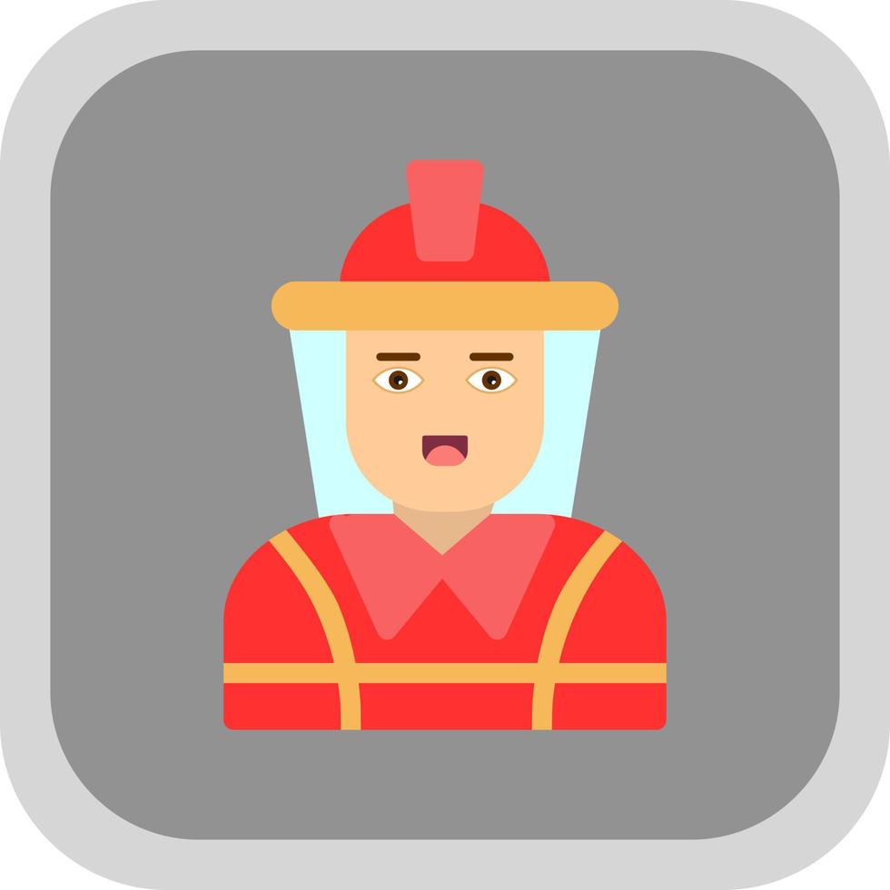 brandweerman vector icoon ontwerp