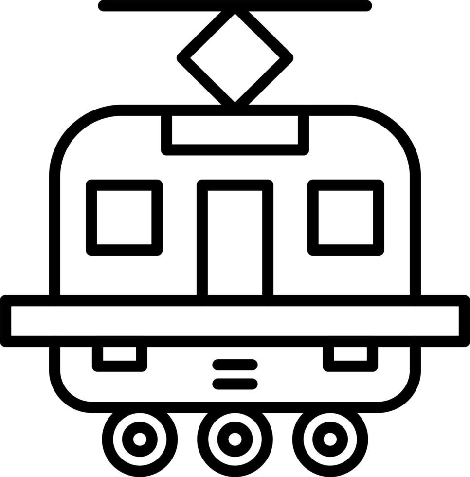 tram vector icoon