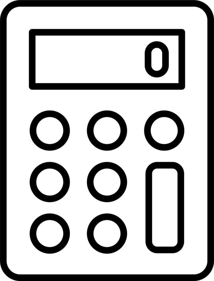 rekenmachine vector pictogram