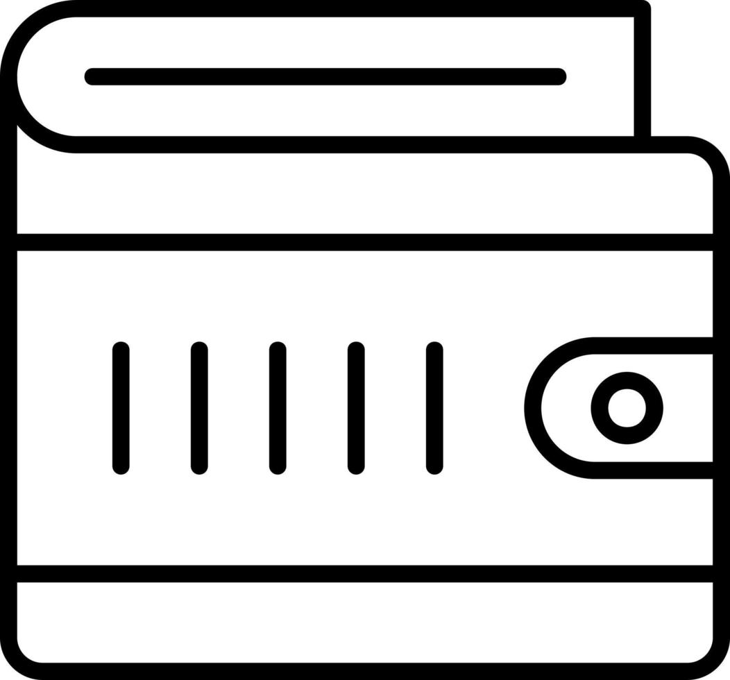 portemonnee vector pictogram