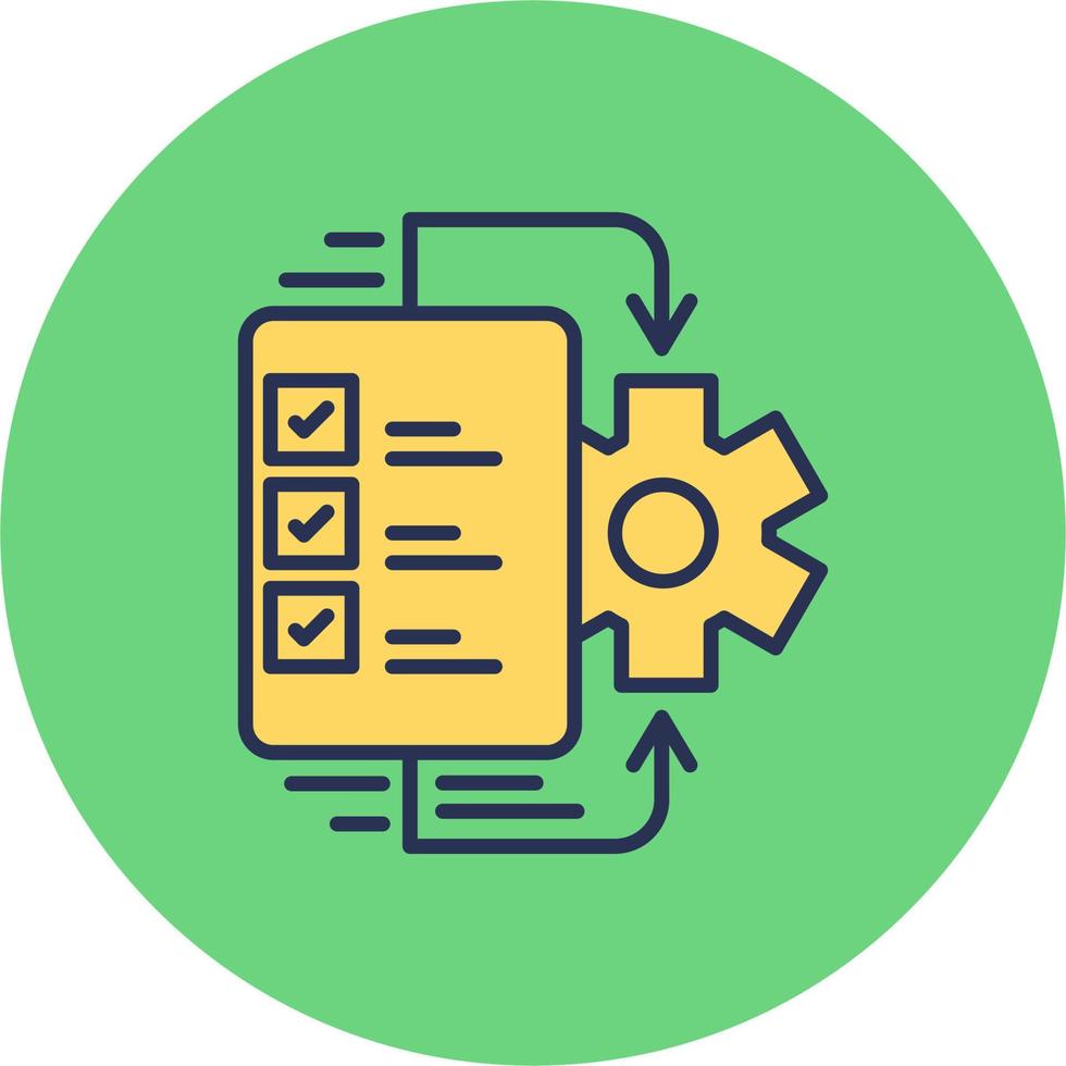 werkstroom vector pictogram