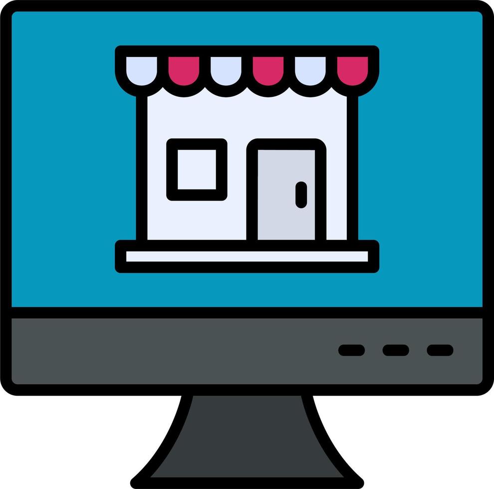 online winkel vector icoon