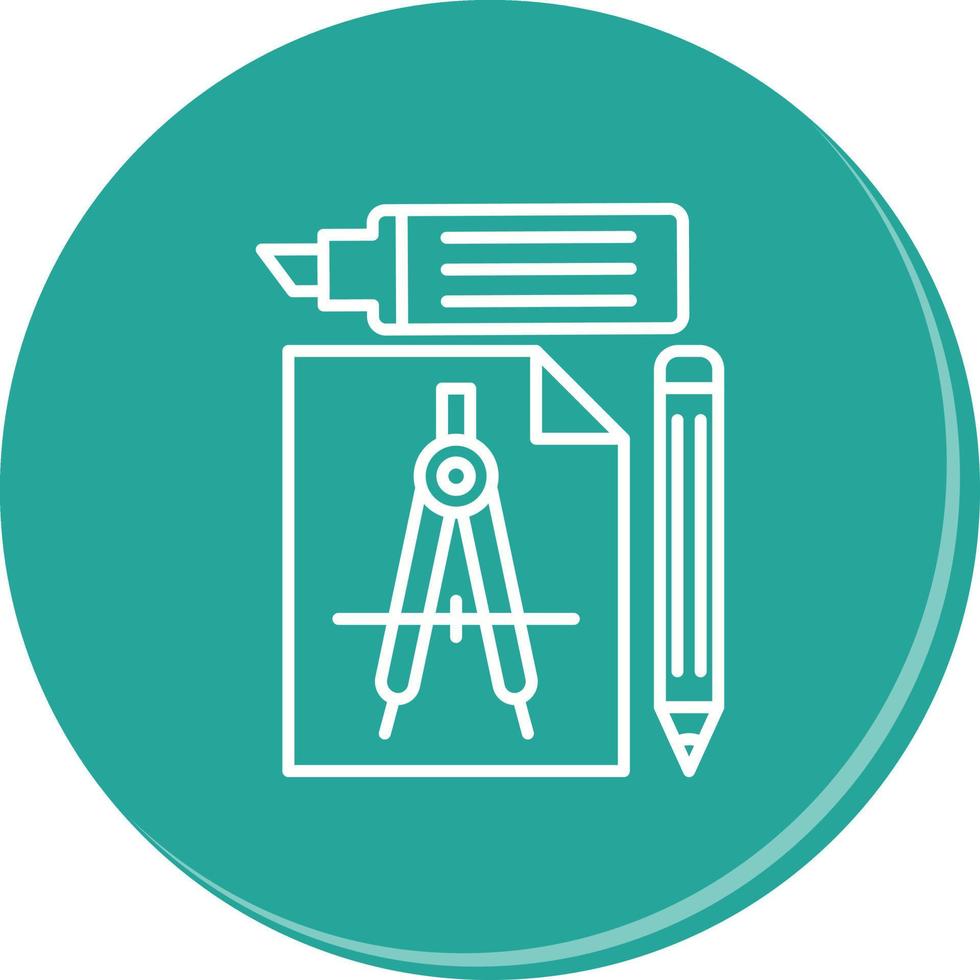 studie gereedschap vector icoon