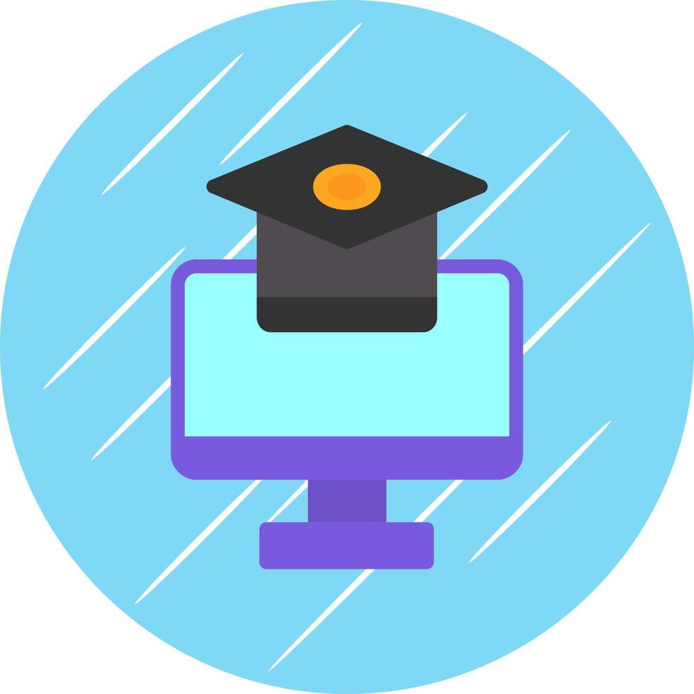 online onderwijs vector icoon ontwerp