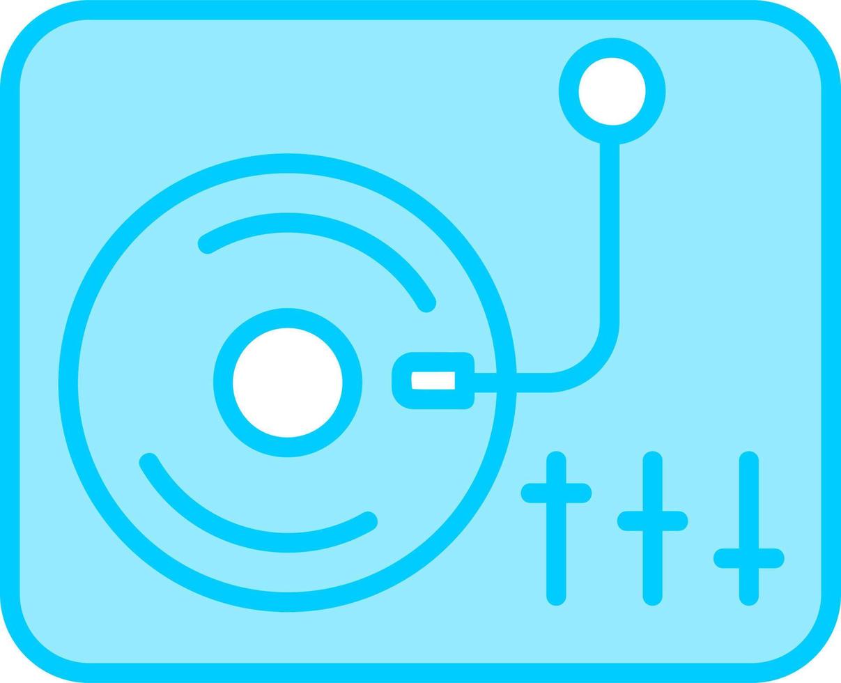 draaitafel vector pictogram