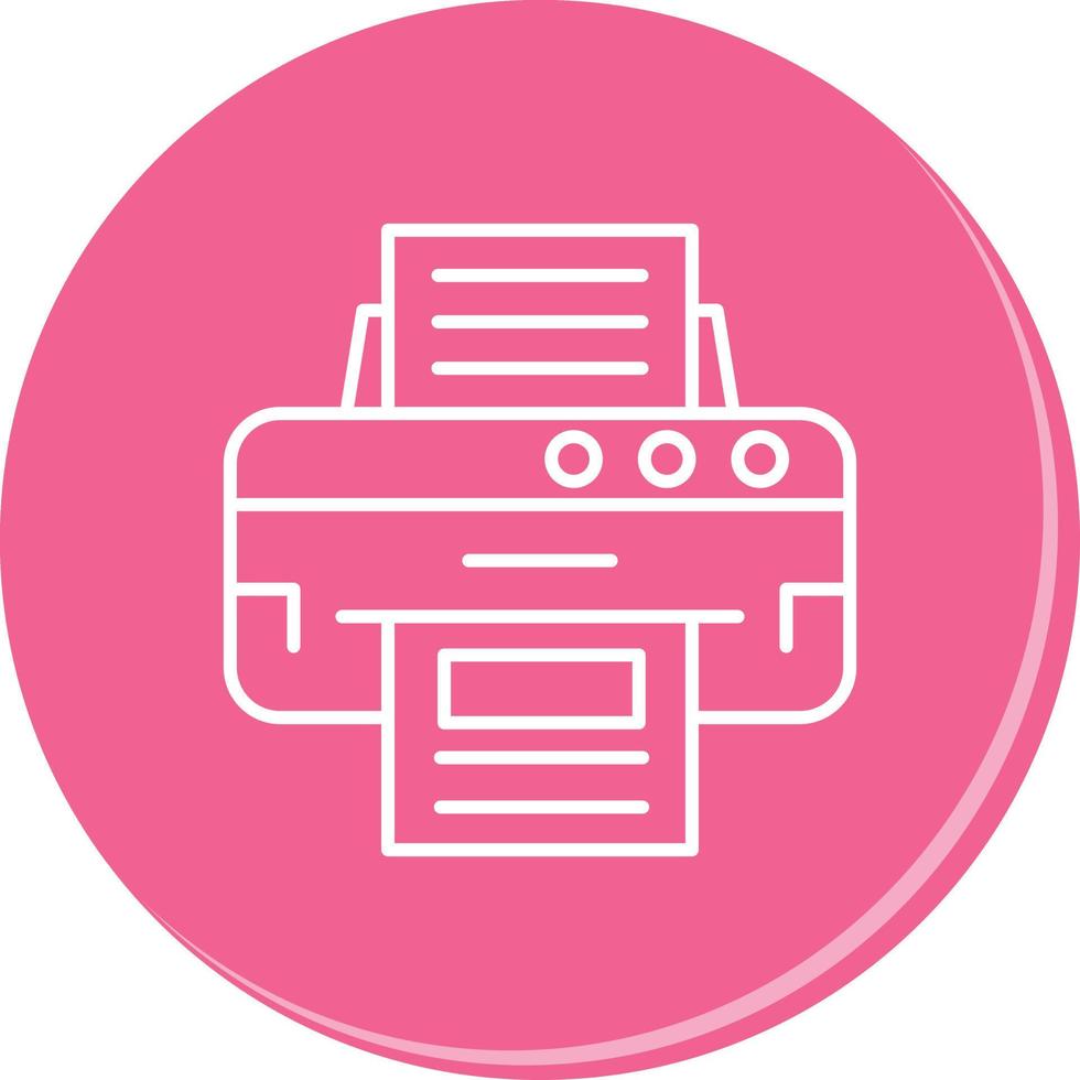 printer vector pictogram