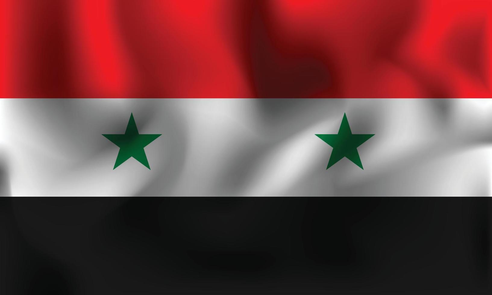 nationaal vlag van Syrië achtergrond vector illustratie