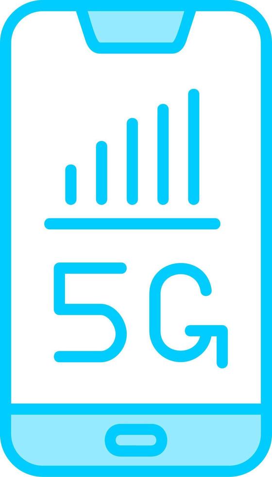 5g smartphone vector icoon