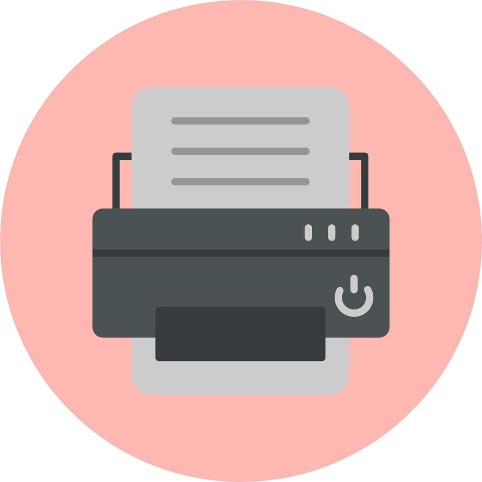 printer vector pictogram