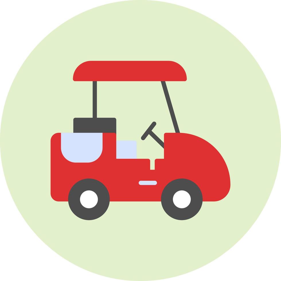 golf caddy vector icoon