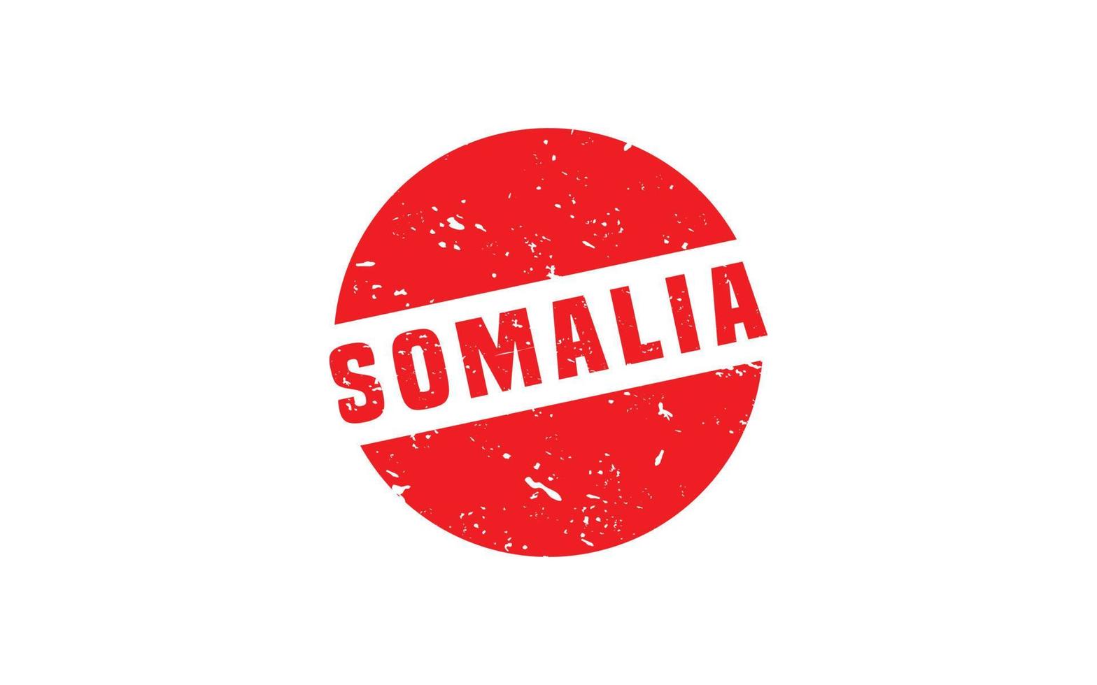 Somalië postzegel rubber met grunge stijl Aan wit achtergrond vector