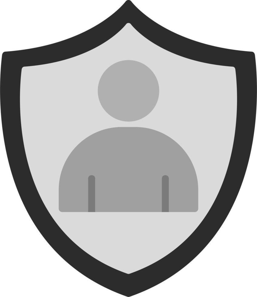 account bescherming vector icoon