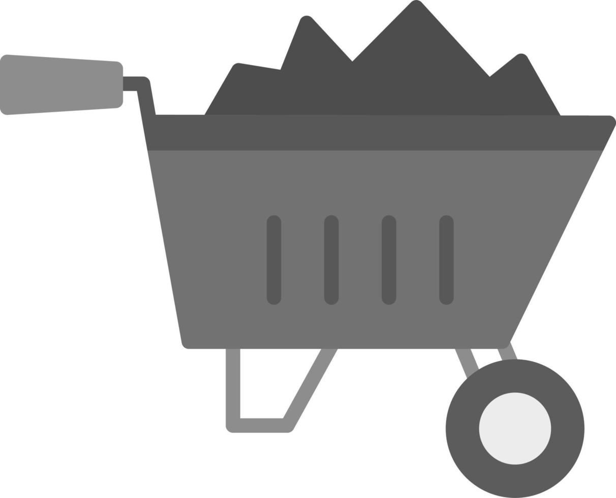 kruiwagen vector pictogram