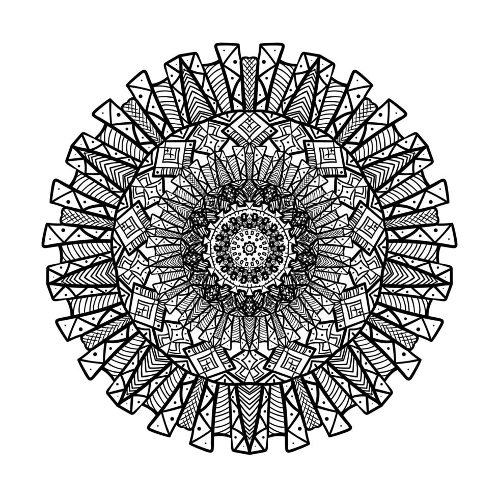 mandala regelsjabloon vector