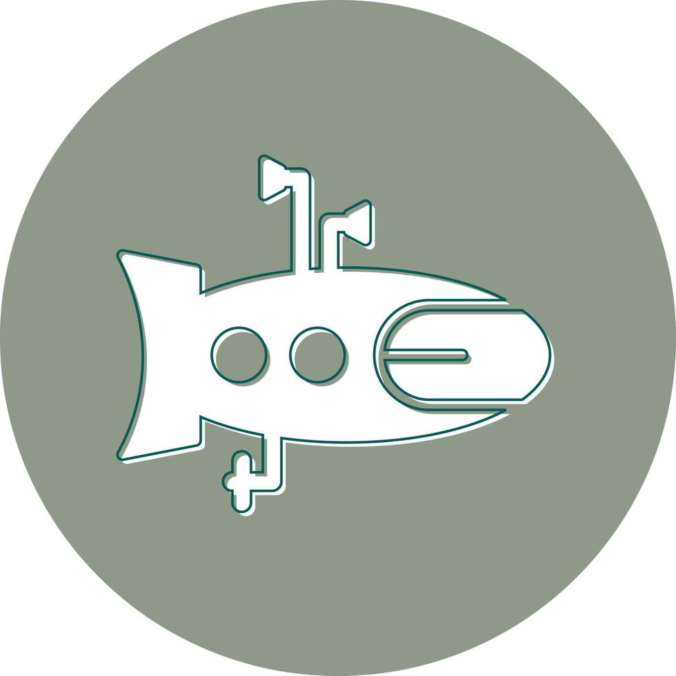 onderzeeër vector pictogram