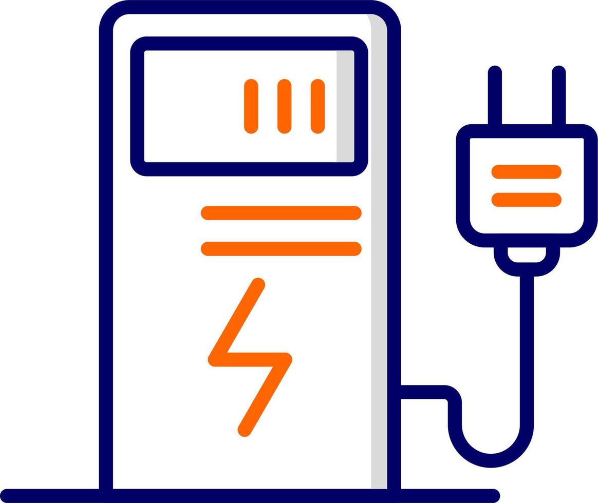 elektrisch in rekening brengen vector icoon