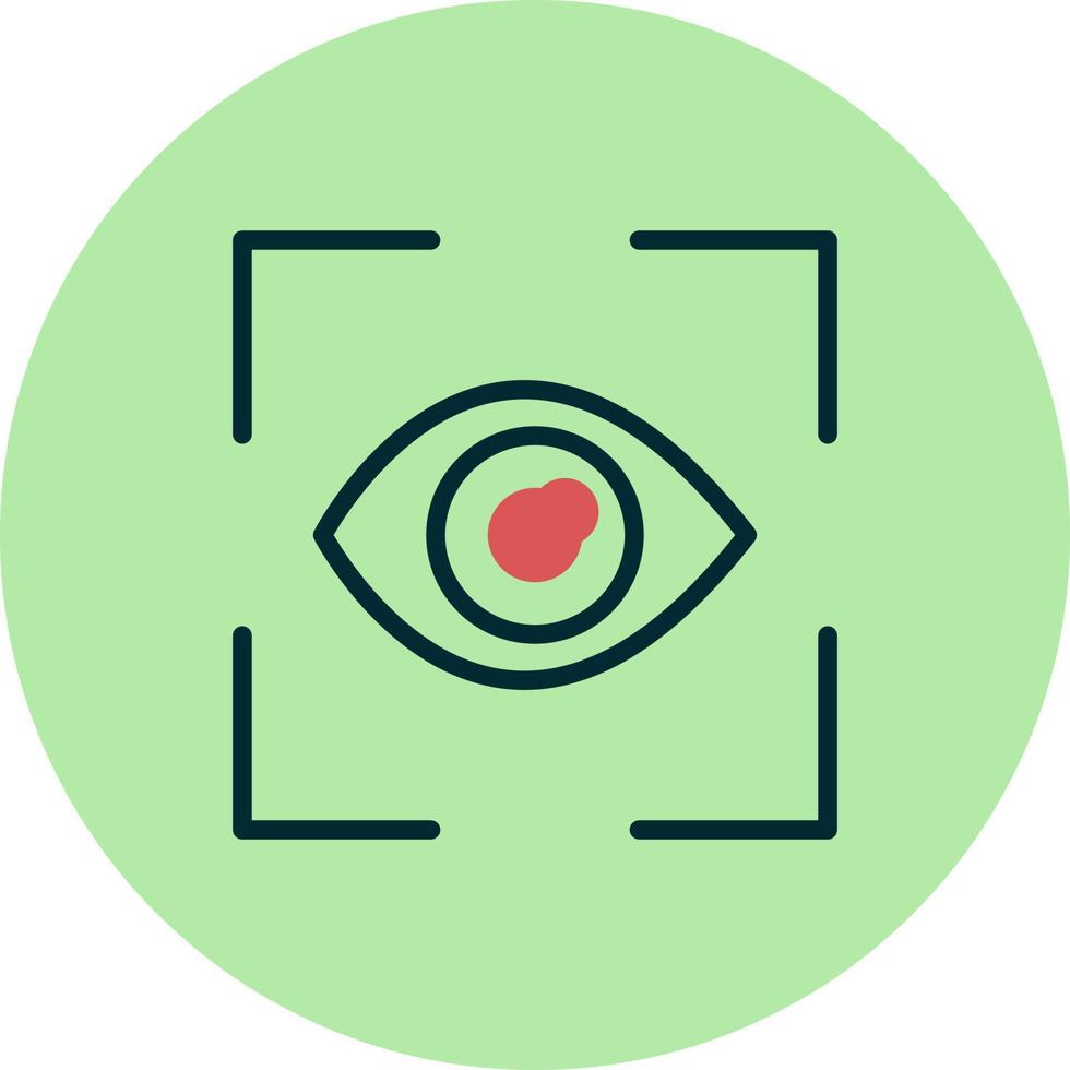 oog scanner vector icoon