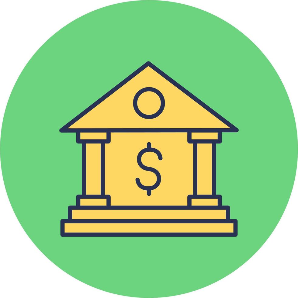 bank vector pictogram