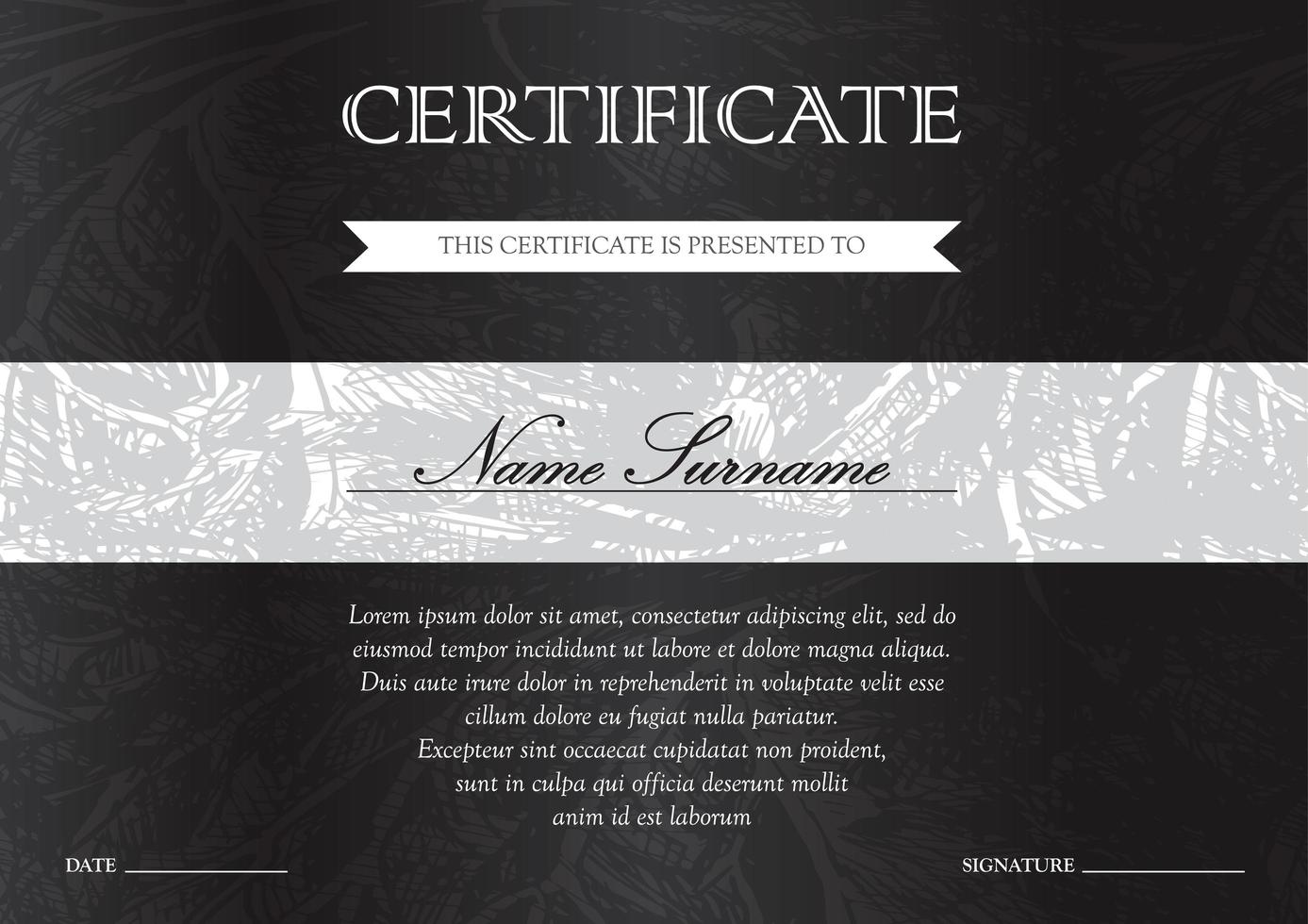 certificaat en diploma sjabloon vector