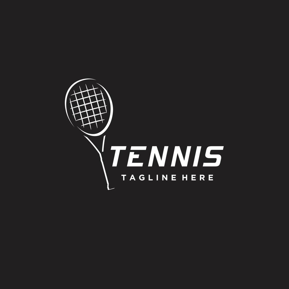 tennis rackets abstract logo ontwerp vector icoon