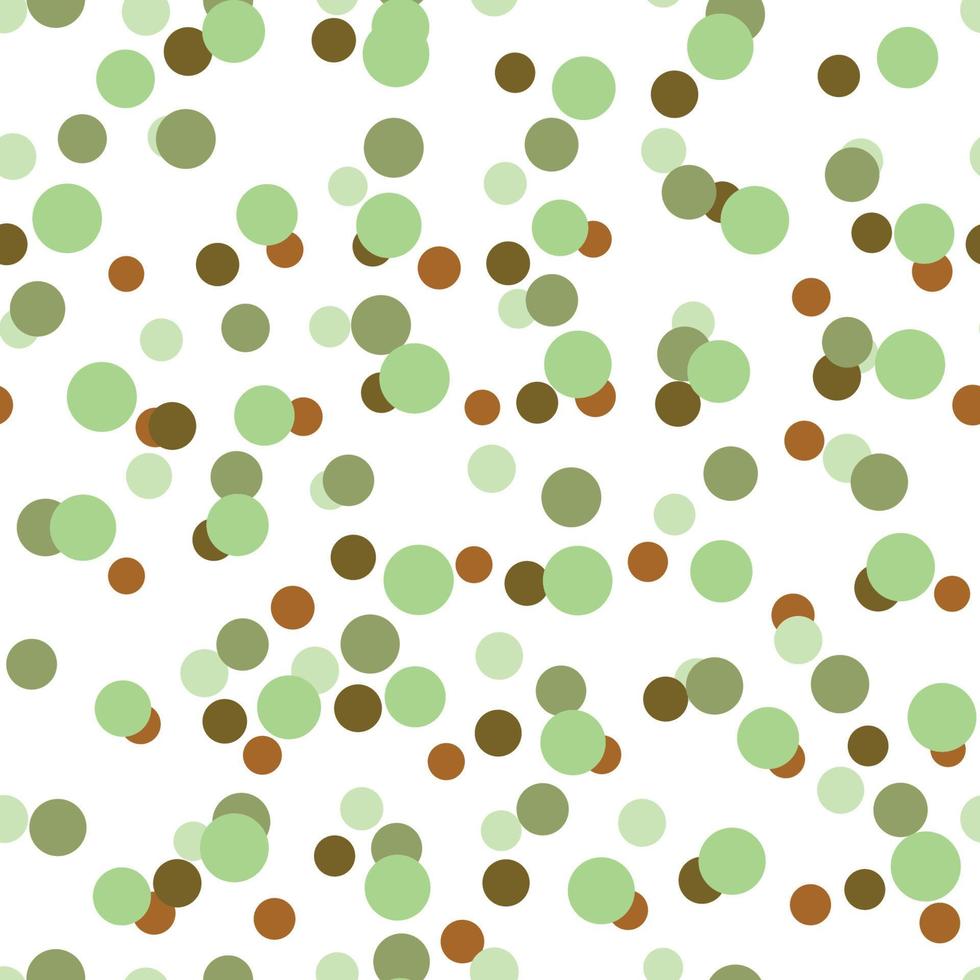 feestelijk patroon met kleurrijk weinig cirkels. chaotisch polka punt achtergrond. abstract ronde naadloos patroon. stippel textuur. vector