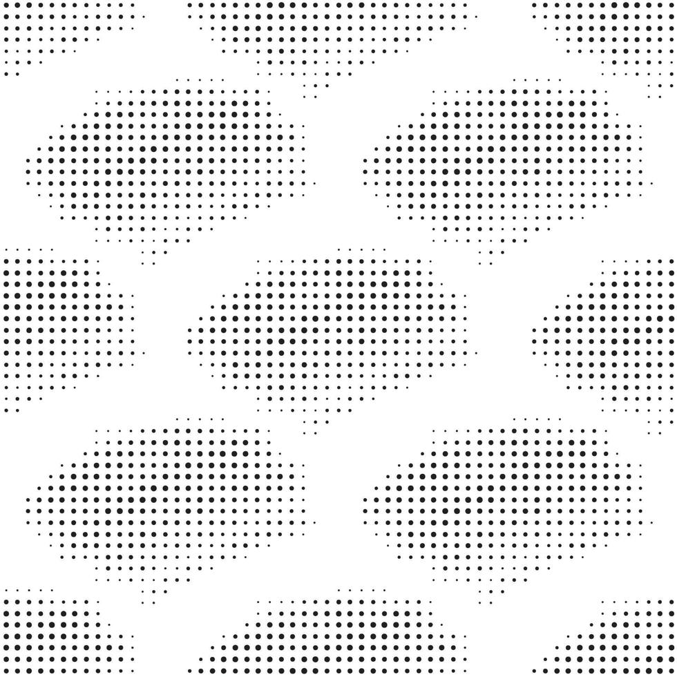 halftone naadloos patroon, pop-art ornament, meetkundig abstract achtergrond. oneindigheid meetkundig achtergrond. vis schaal overladen. vector