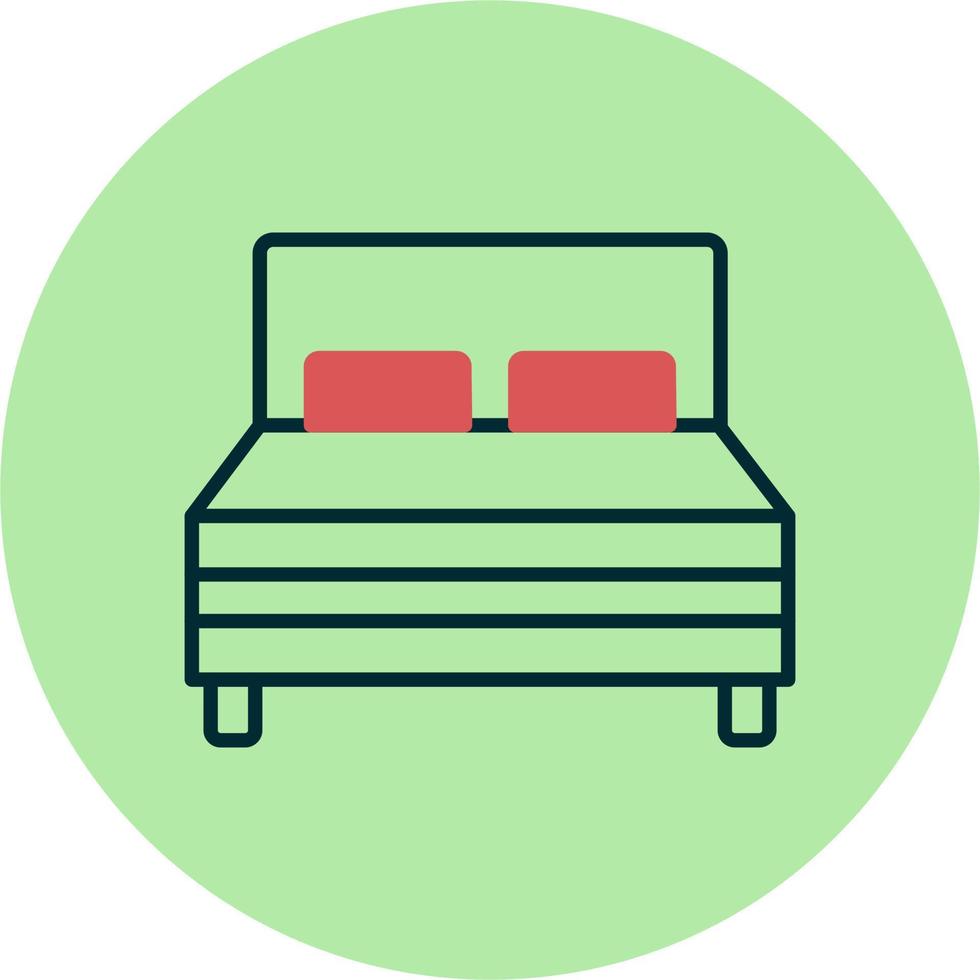 bed vector icoon