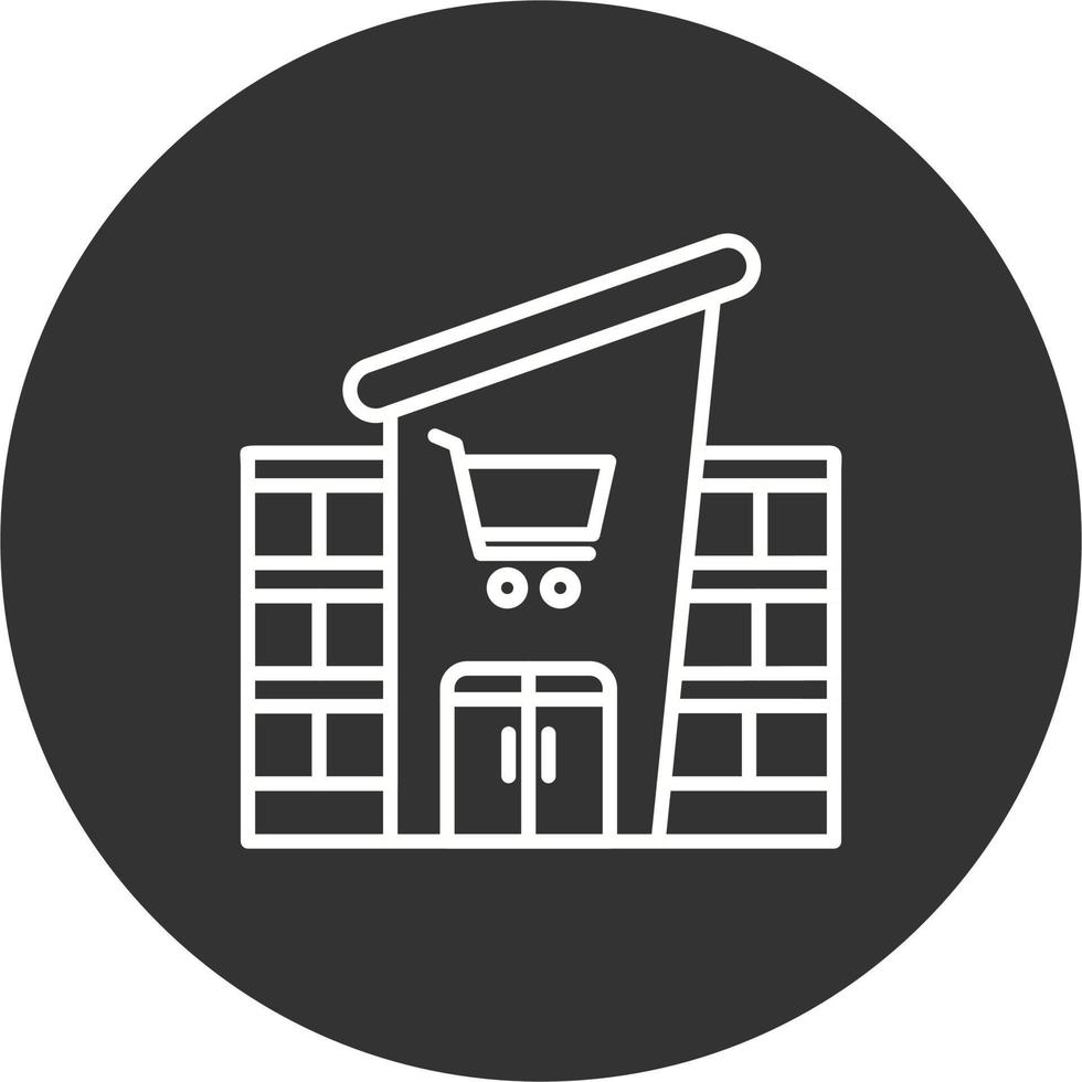 winkelcentrum vector icoon