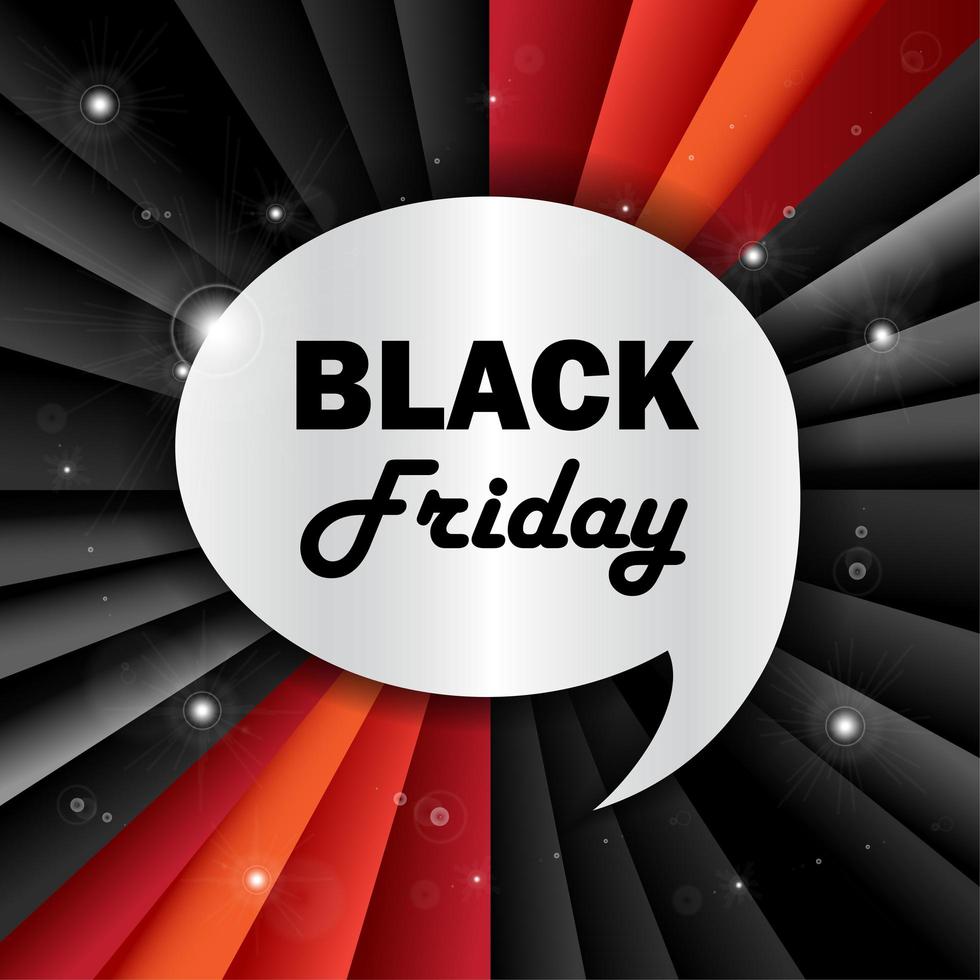 Black Friday-verkoop vector