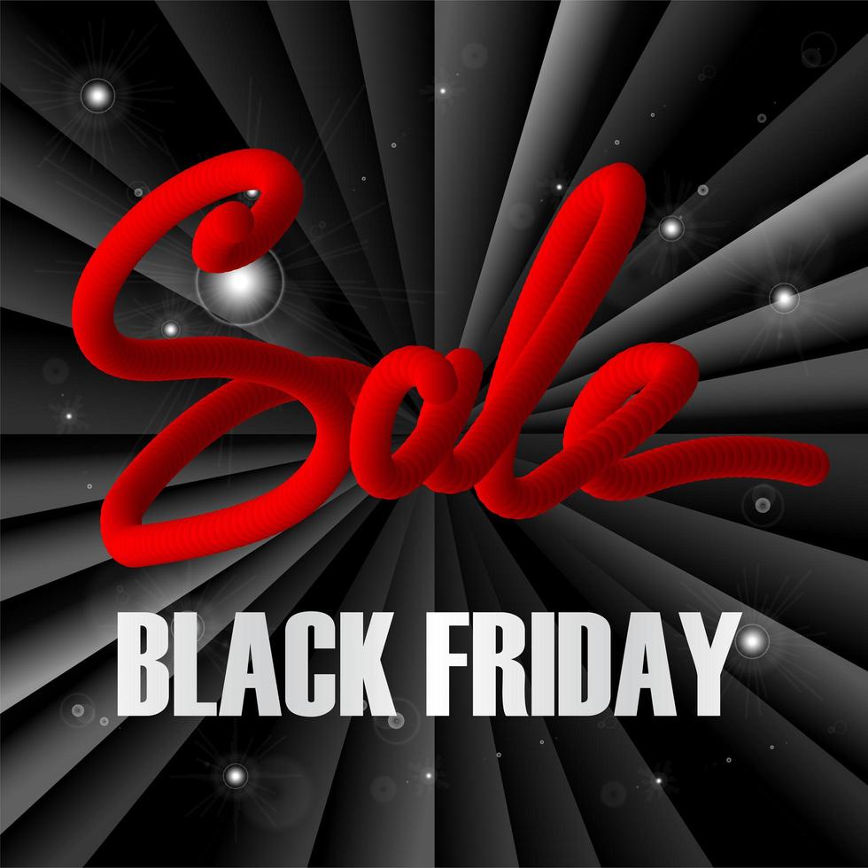 Black Friday-verkoop vector