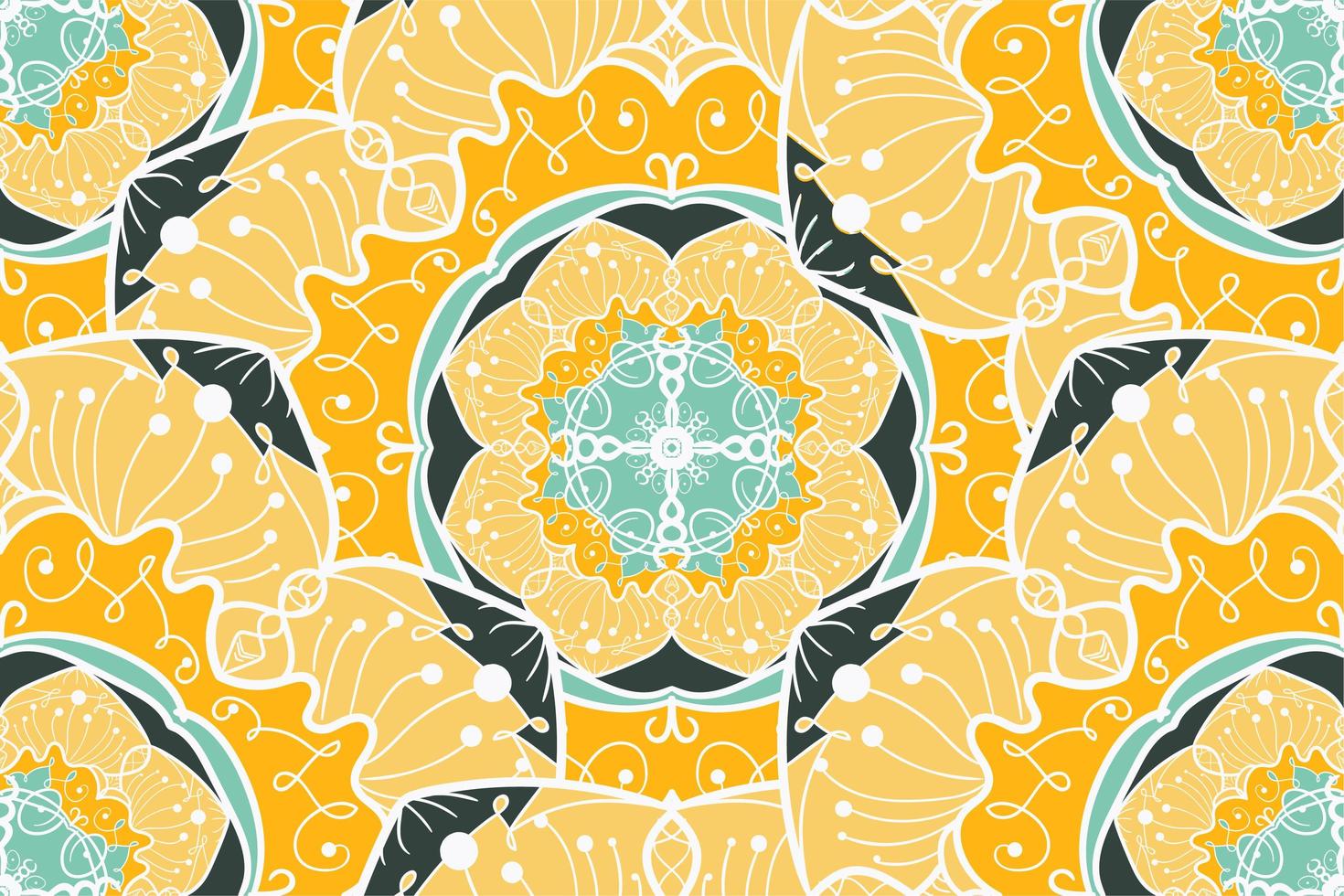 mandala naadloze patroon vector