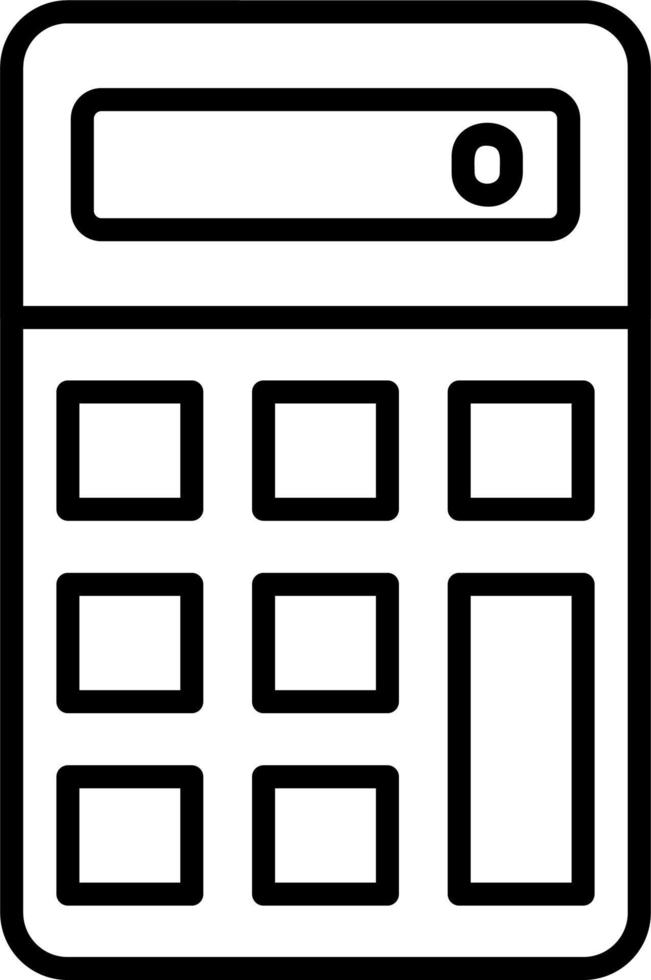 rekenmachine vector pictogram