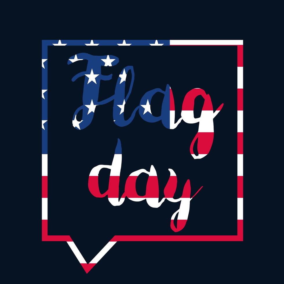 Amerikaanse vlag dag vector