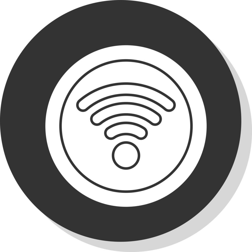 Wifi signaal vector icoon ontwerp