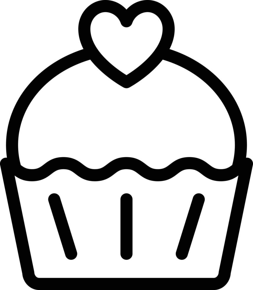 cupcake vectorillustratie op een background.premium kwaliteit symbolen.vector pictogrammen voor concept en grafisch ontwerp. vector