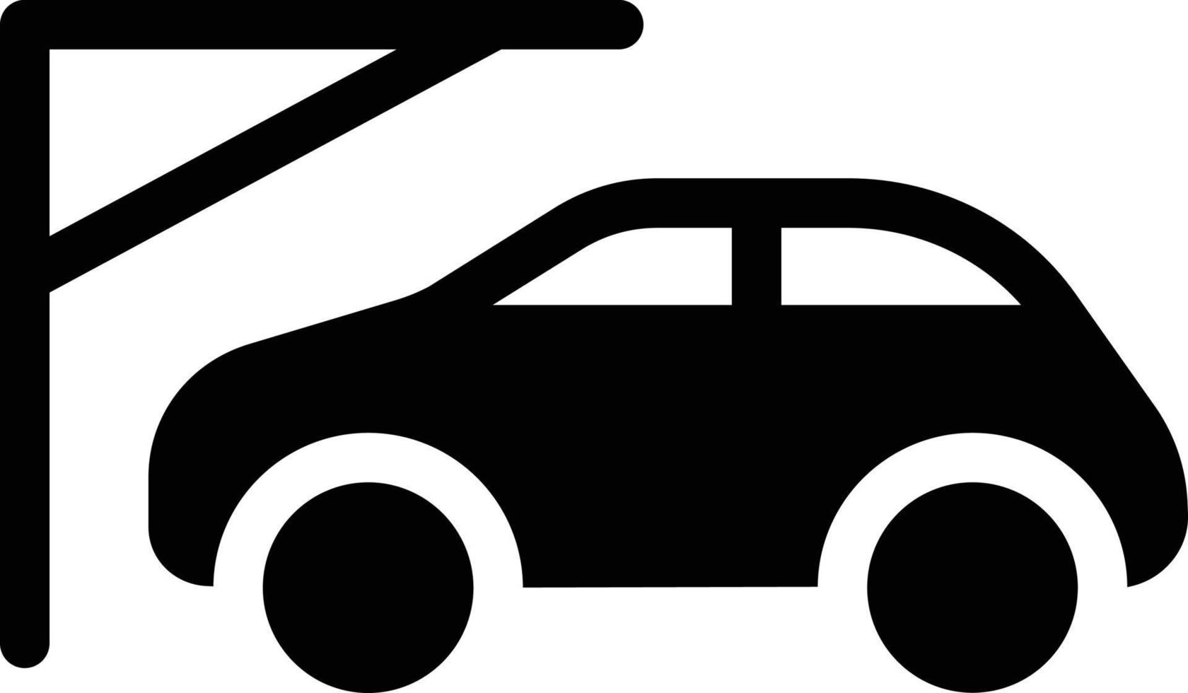 auto parkeren vectorillustratie op een background.premium kwaliteit symbolen.vector pictogrammen voor concept en grafisch ontwerp. vector