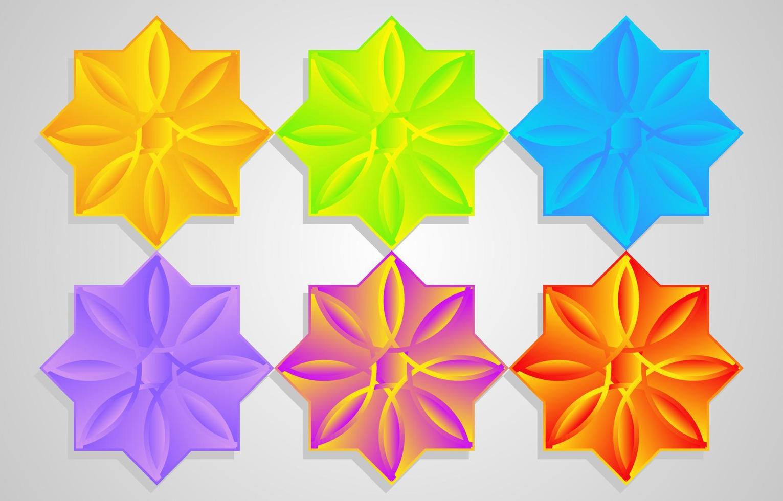 bloemen ontwerp element in retro stijl kleuren. eps10. vector