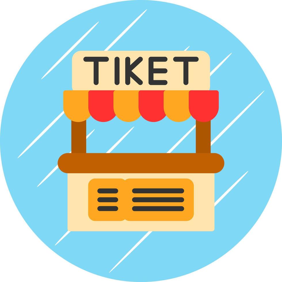 ticket kantoor vector icoon ontwerp