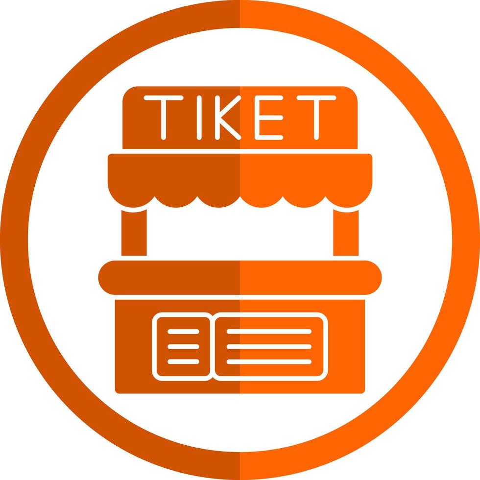 ticket kantoor vector icoon ontwerp