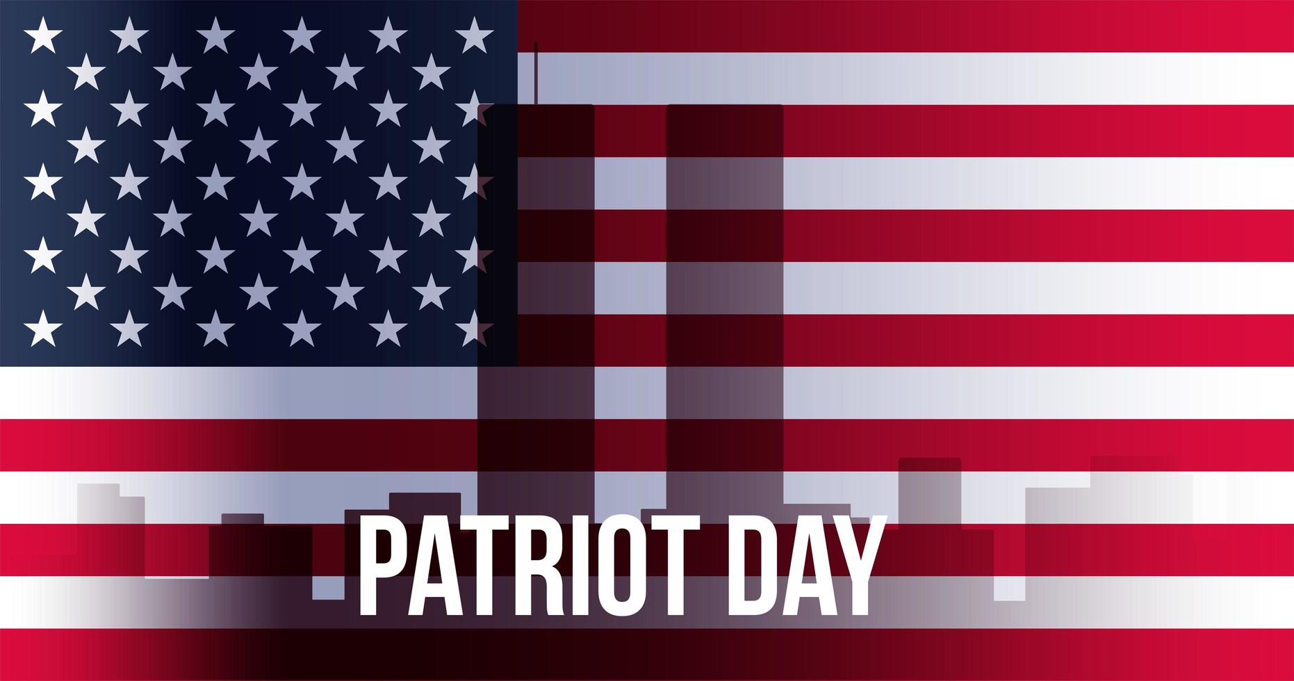 patriot dag banner vector