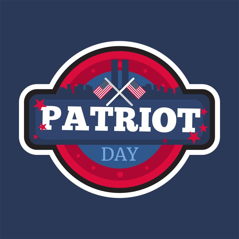 patriot dag banner vector