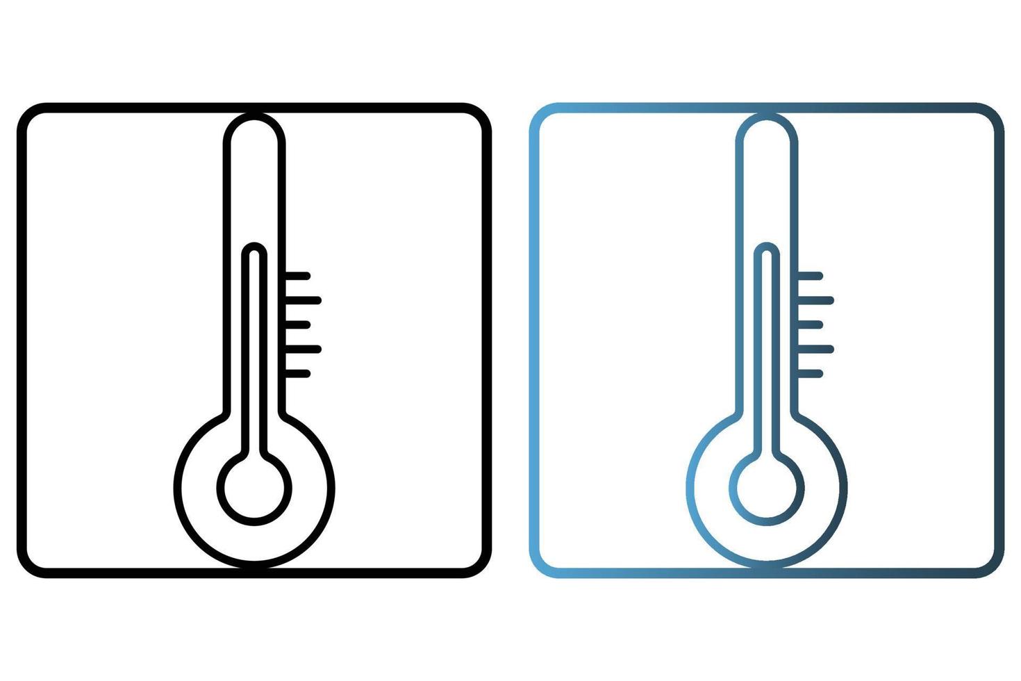 thermometer icoon illustratie. icoon verwant naar baby zorg. schets icoon stijl. gemakkelijk vector ontwerp bewerkbare