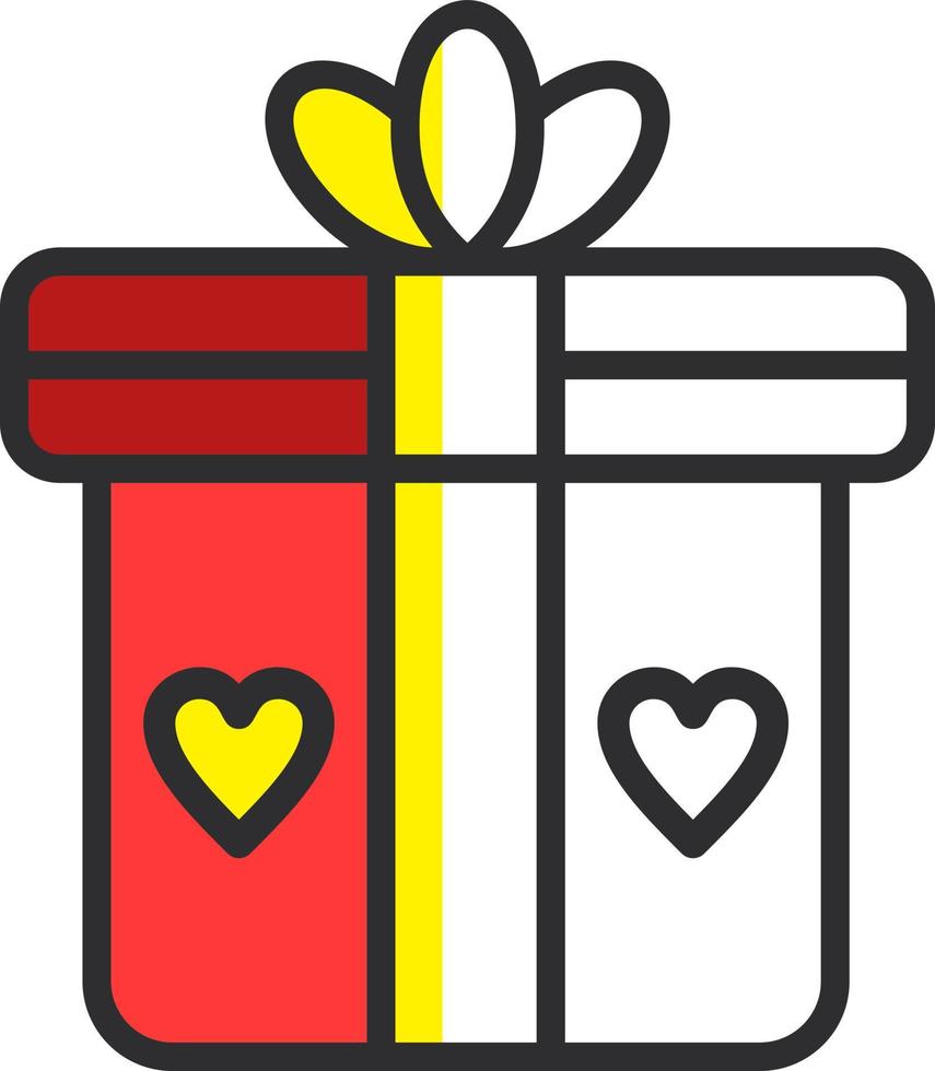 Cadeau vector icoon ontwerp