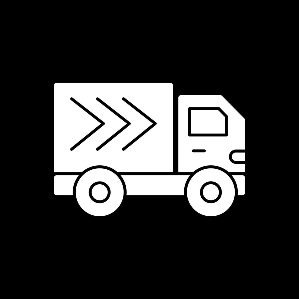 levering vrachtauto vector icoon ontwerp